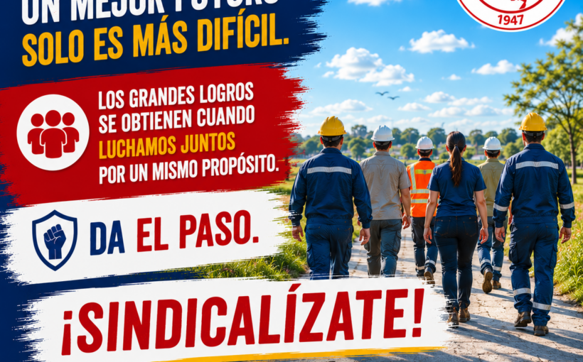 ¡Sindicalízate!