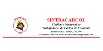 Solidaridad con la clase obrera de @smurfitkappa en #Perú 🇵🇪 ante la negativa de la Multinacional para reconocer el esfuerzo y sacrificio de sus trabajadores. Trabajamos para fortalecer el movimiento sindical en #Colombia🇨🇴 y el #Mundo🌍. Súmate al sindicato ❗️